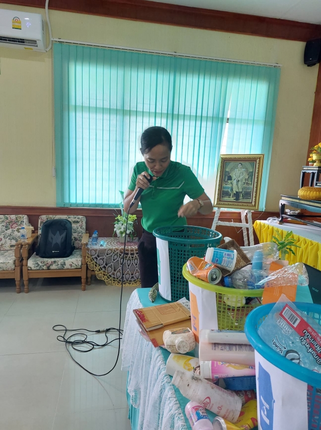 โครงการฝึกอบรมการคัดแยกขยะมูลฝอยของอถล.ประจำปีงบประมาณ2565